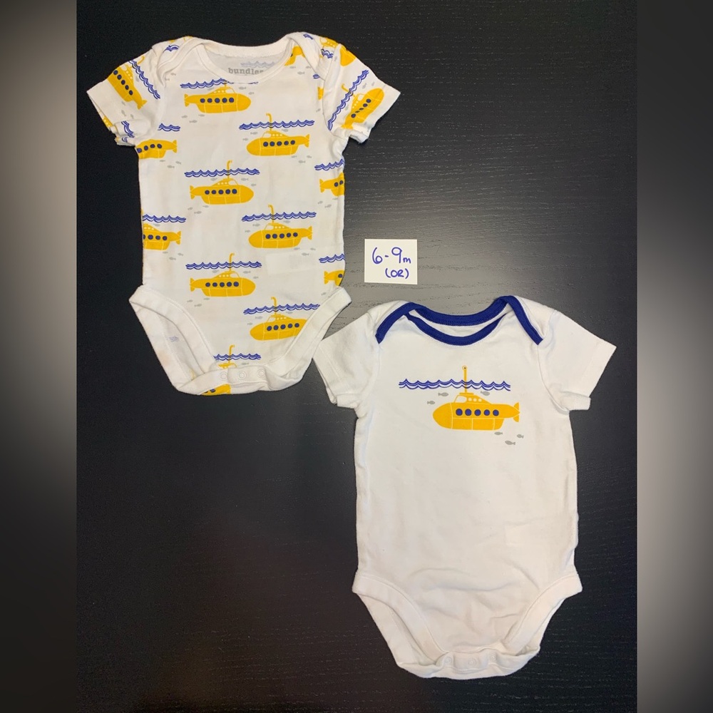 $3.00 for Both 💝 The Children's Place Yellow Submarine Onesie Set